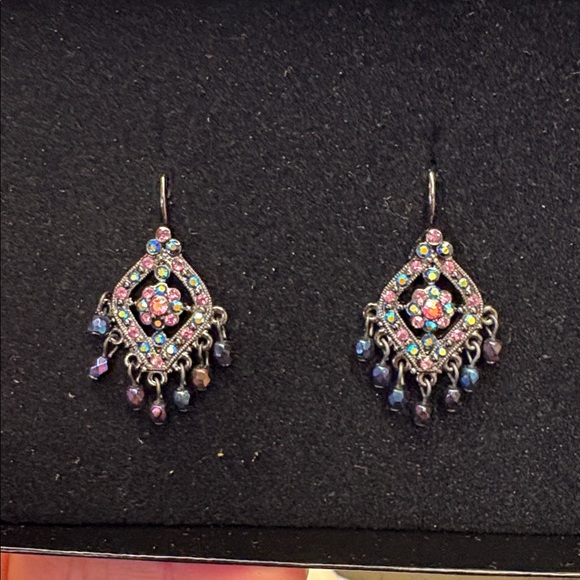 Joan Rivers Multicolor Dangle Earrings - Picture 2 of 2